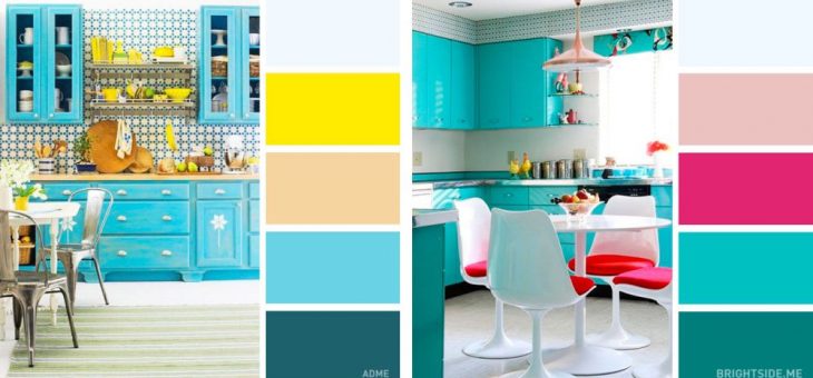 Интересные цветовые сочетания для кухни